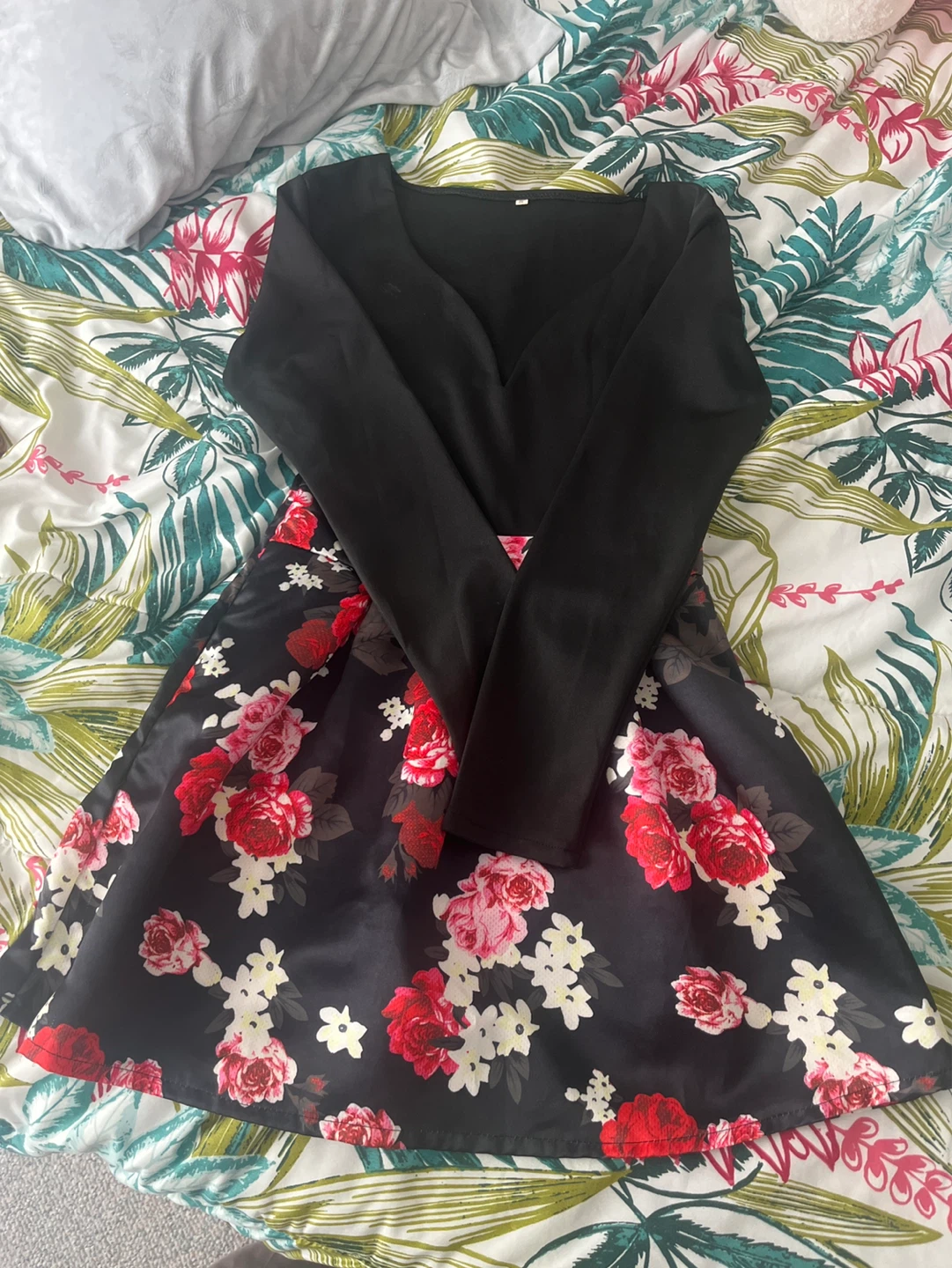 Black Floral Dress - photo 2