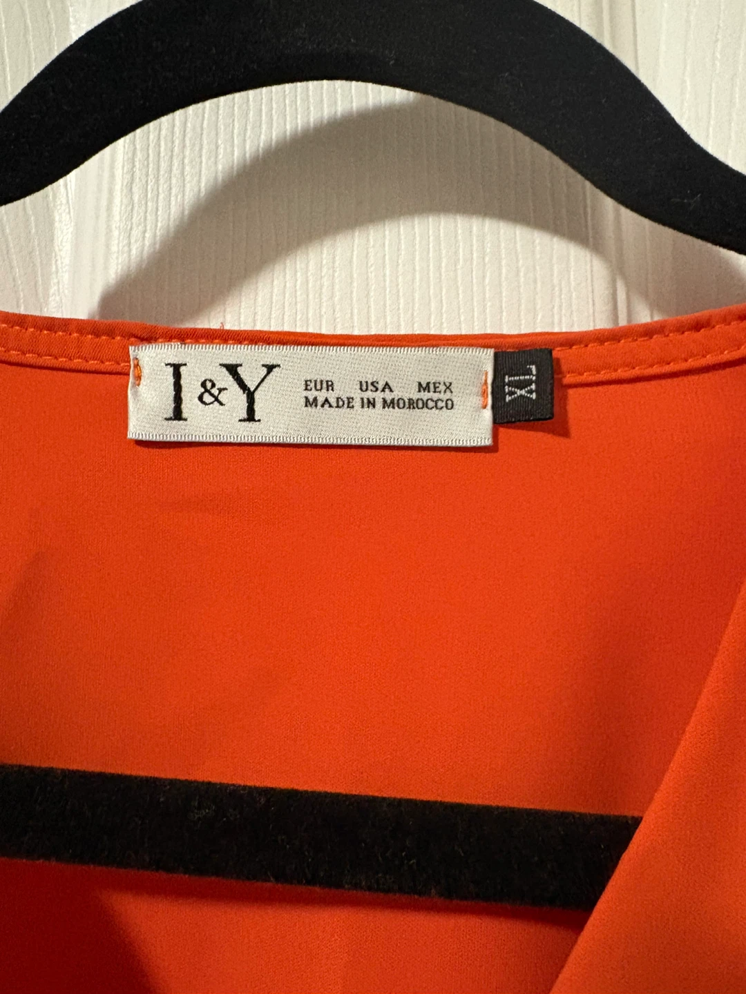 Orange I&Y V-Neck Dress - photo 2