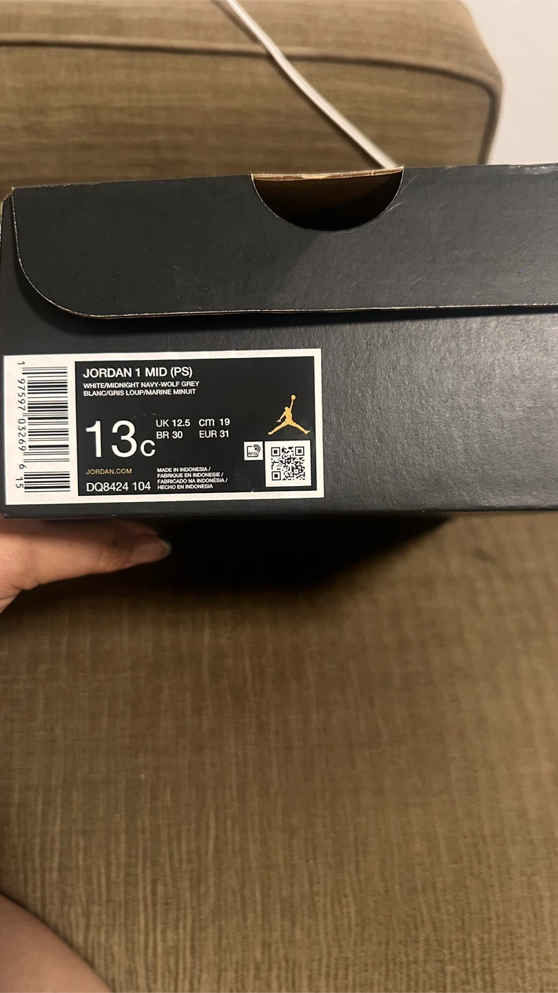 Jordan 1 Mid (PS) Kids Shoes - photo 3