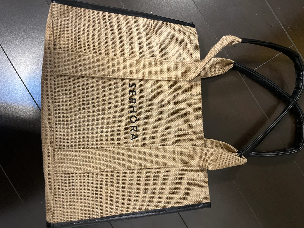 Sephora Jute Tote Bag