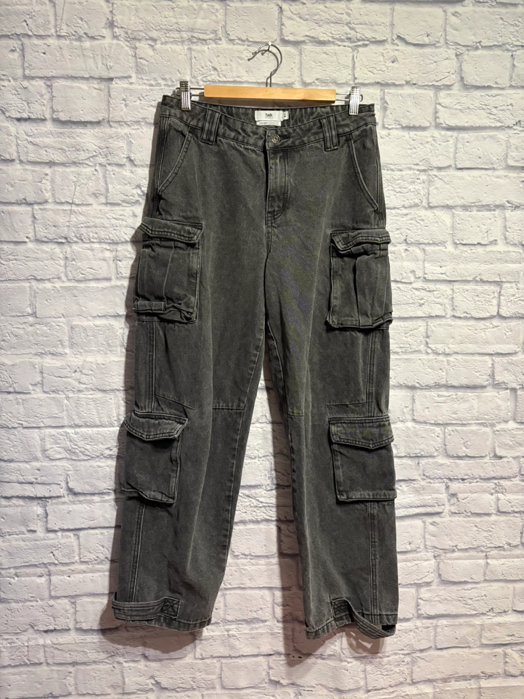 Twik Simons Women’s Cargo Pants - Grey Size 28