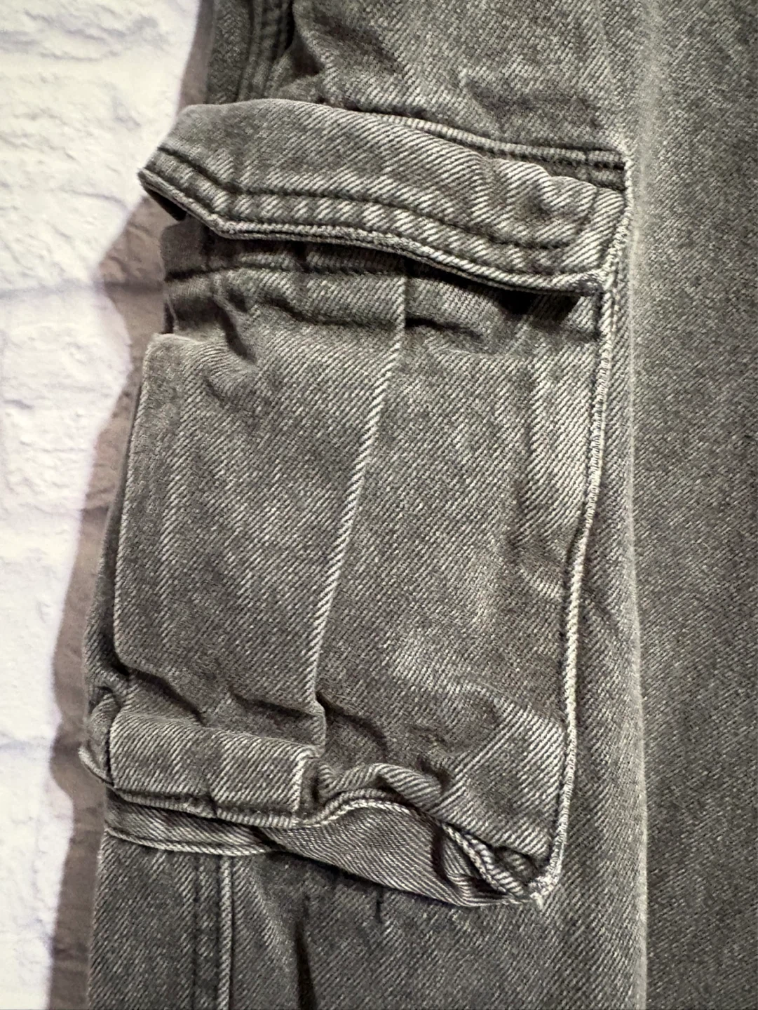 Twik Simons Women’s Cargo Pants - Grey Size 28 - photo 4