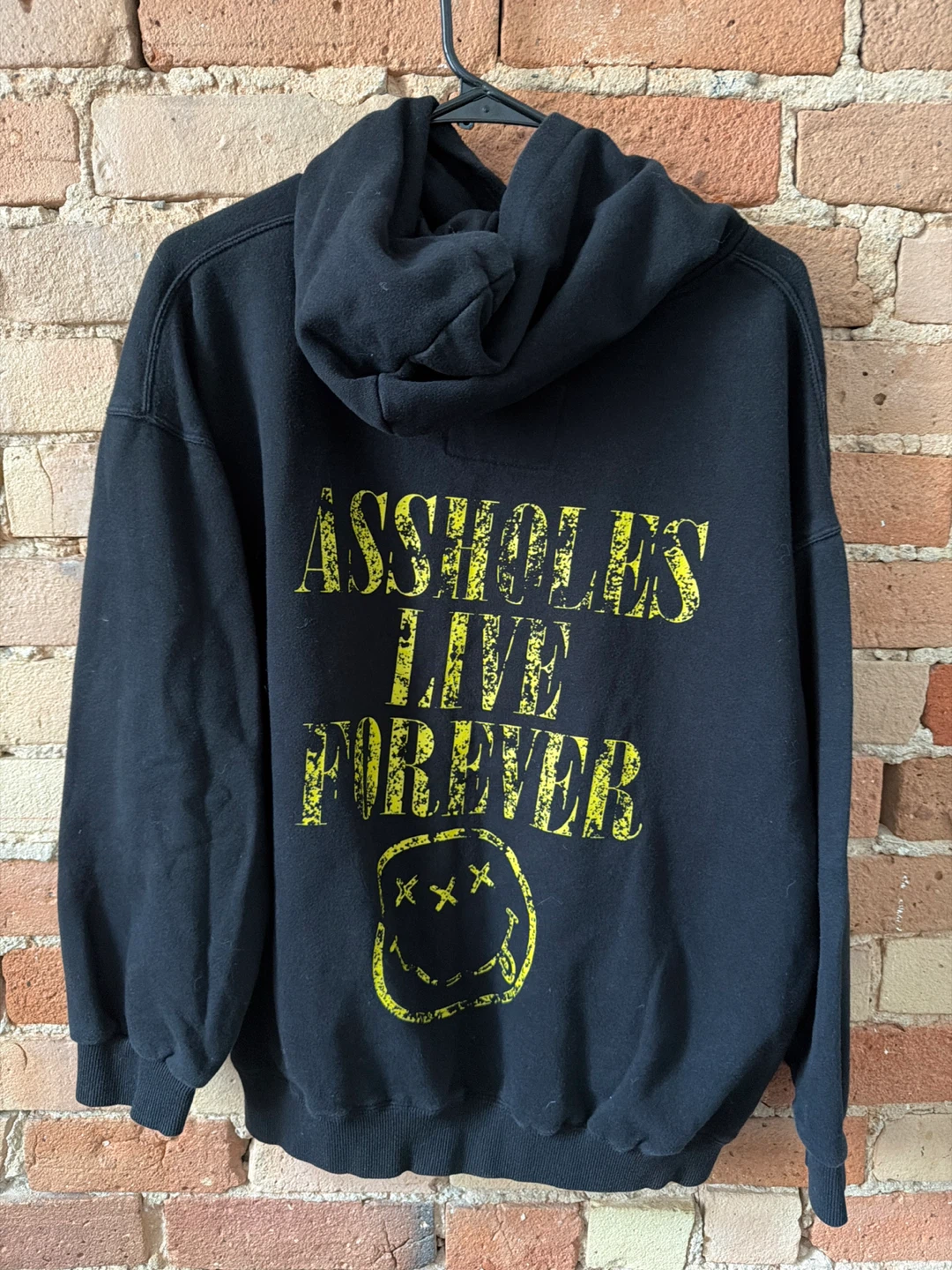 Black ALF Smiley Hoodie - photo 2