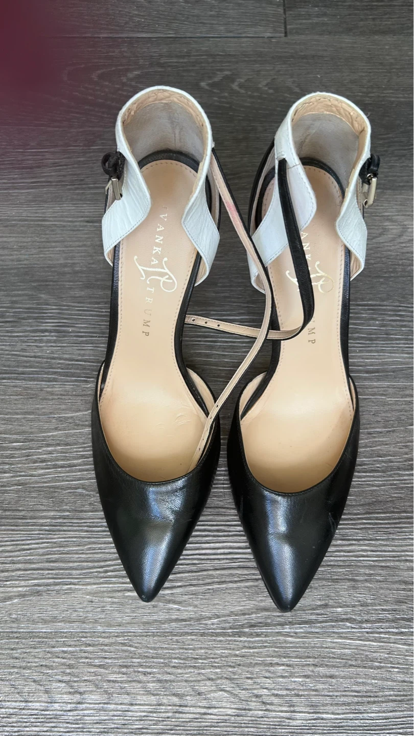 Ivanka Trump Black & White Heels