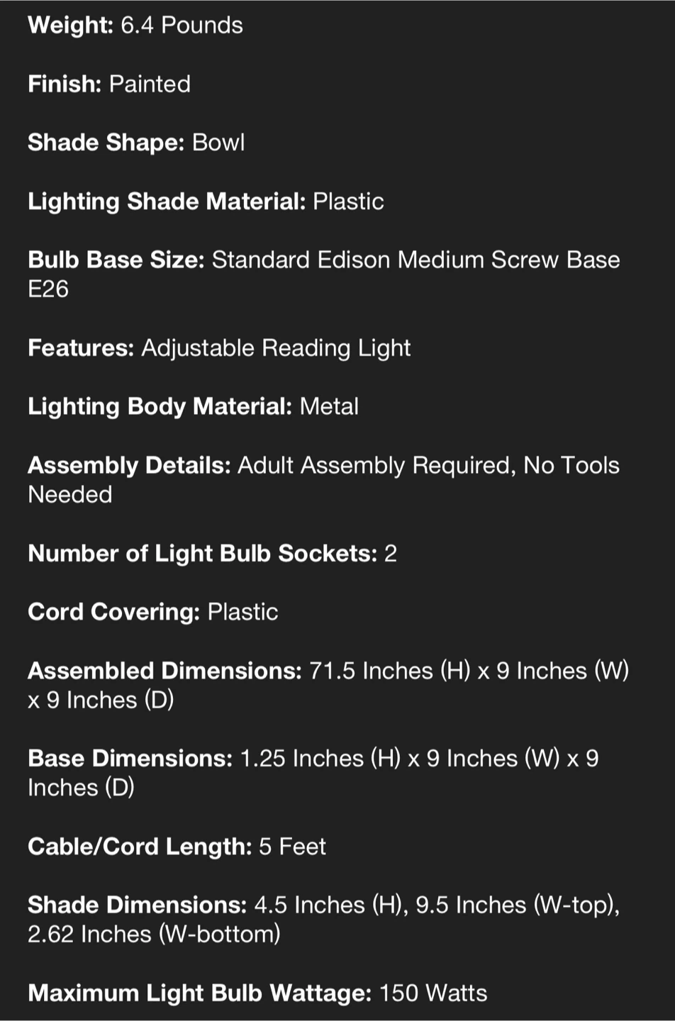 Floor Lamp with Light Bulbs - photo 4