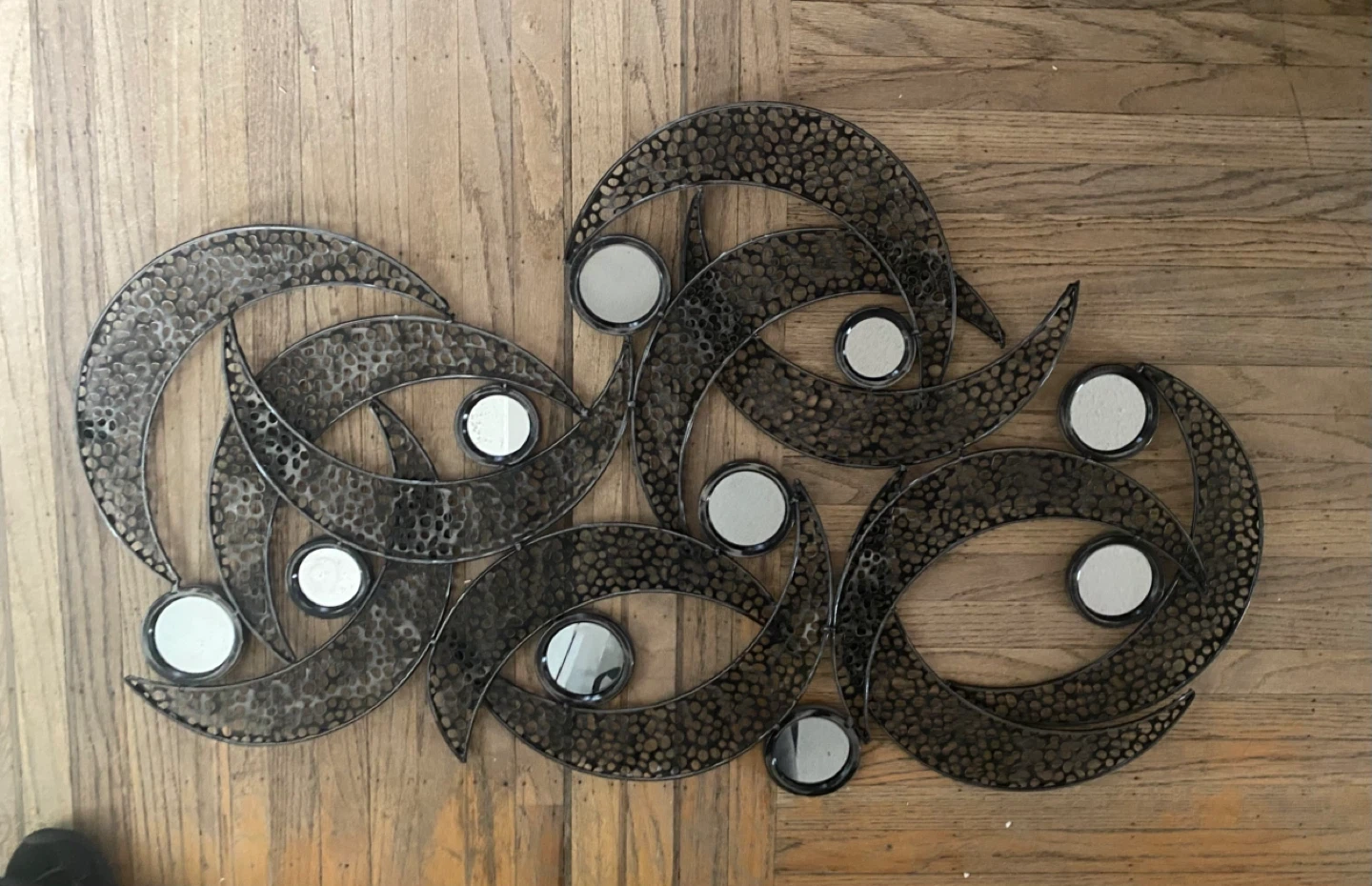 Metal and Mirror Wall Art