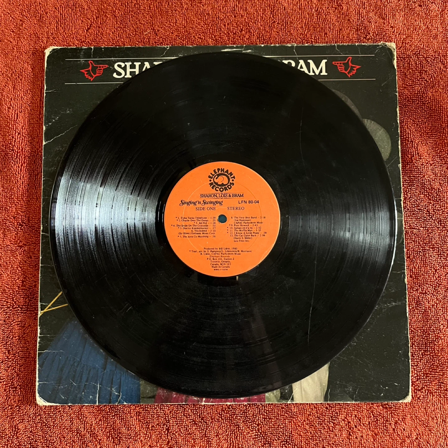 Sharon, Lois & Bram Singing 'n Swinging Vinyl Record - photo 2