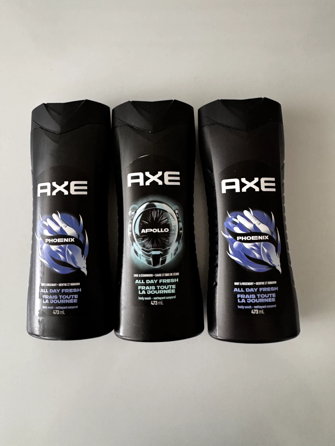 Axe All Day Fresh Body Wash 473 mL (3 Pack)