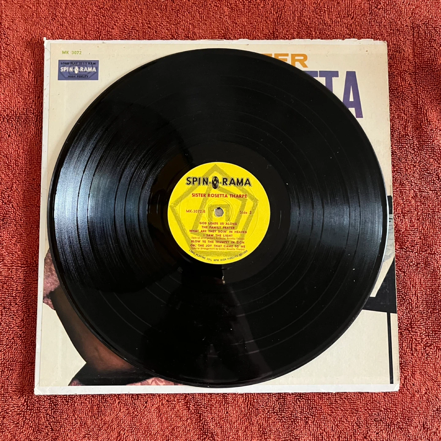 Sister Rosetta Tharpe Spirituals In Rhythm Vinyl Record - photo 2