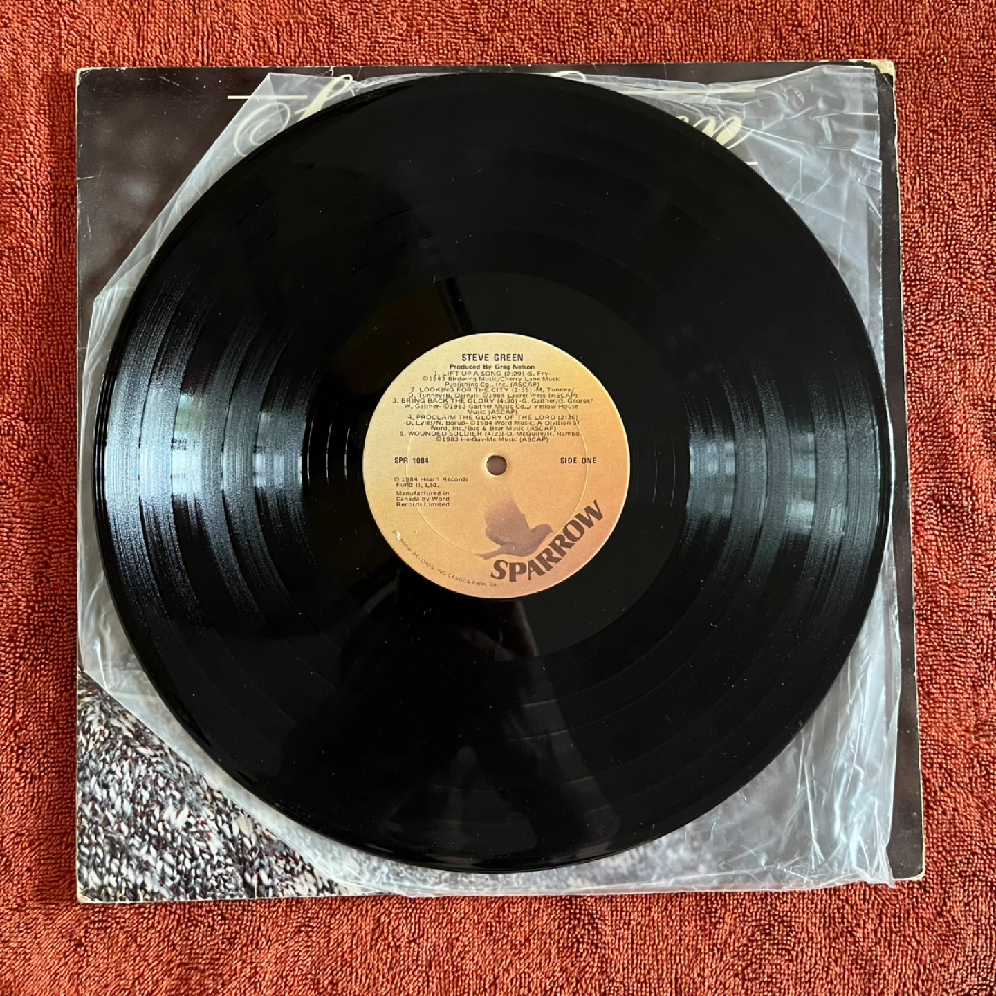Steve Green "He Knows" Vinyl Record - photo 2