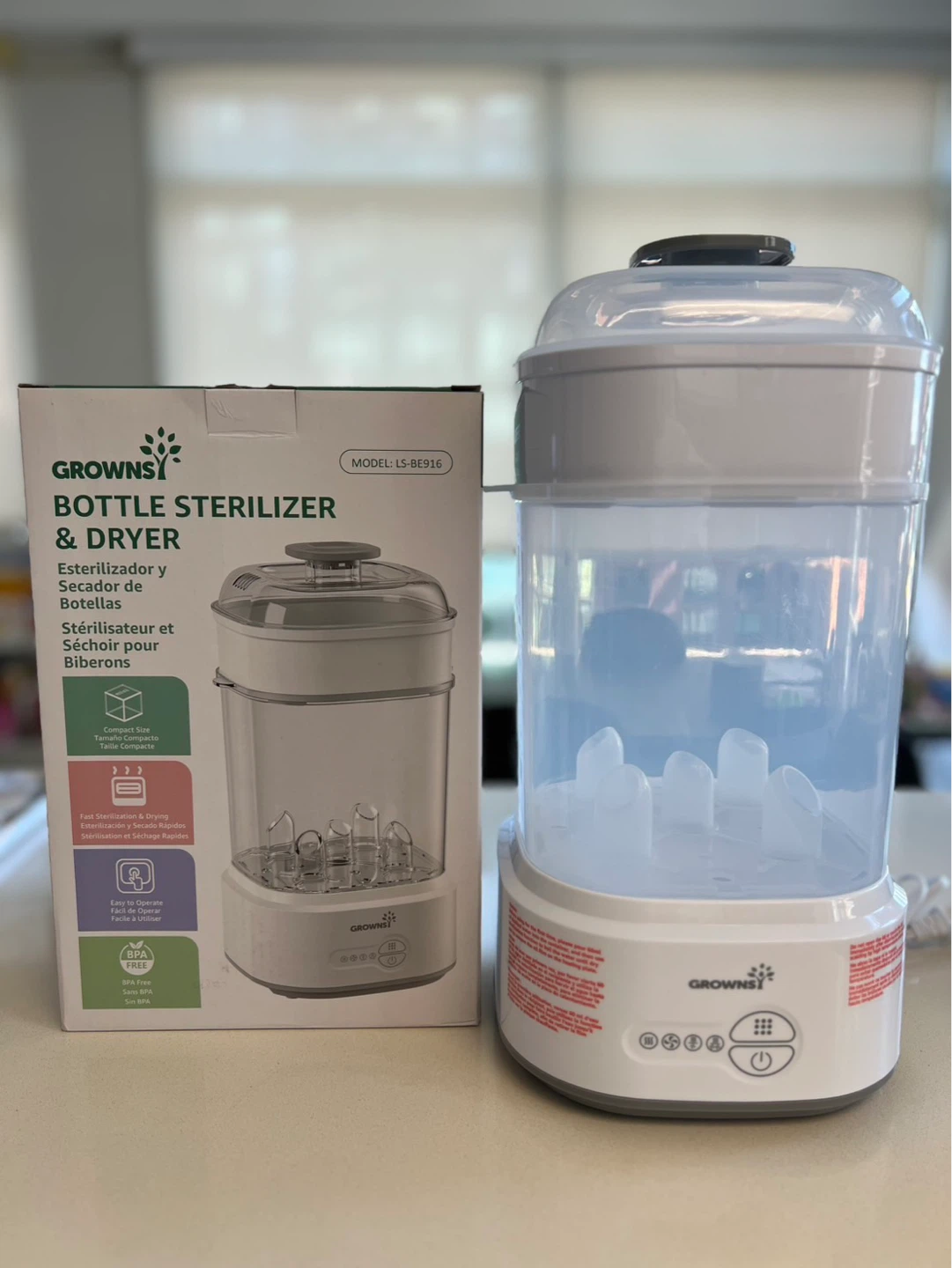 Like new!! GROWNSi Bottle Sterilizer & Dryer - photo 3