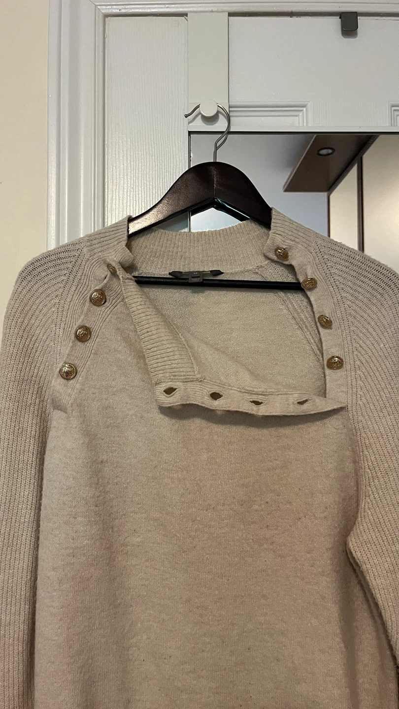 Thyme Maternity/Breastfeeding Sweater with Button Detail - S/P - photo 2