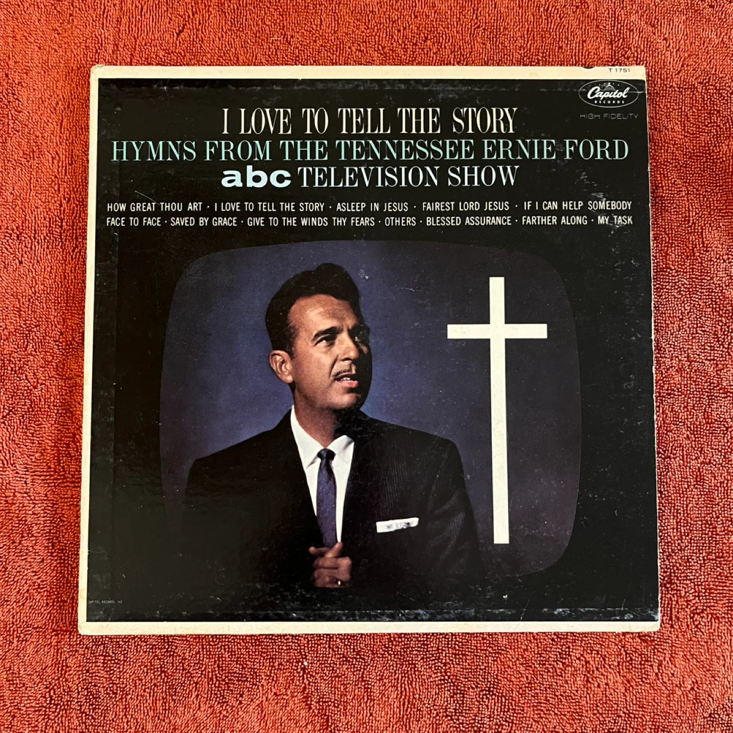 Tennessee Ernie Ford I Love to Tell the Story LP Record