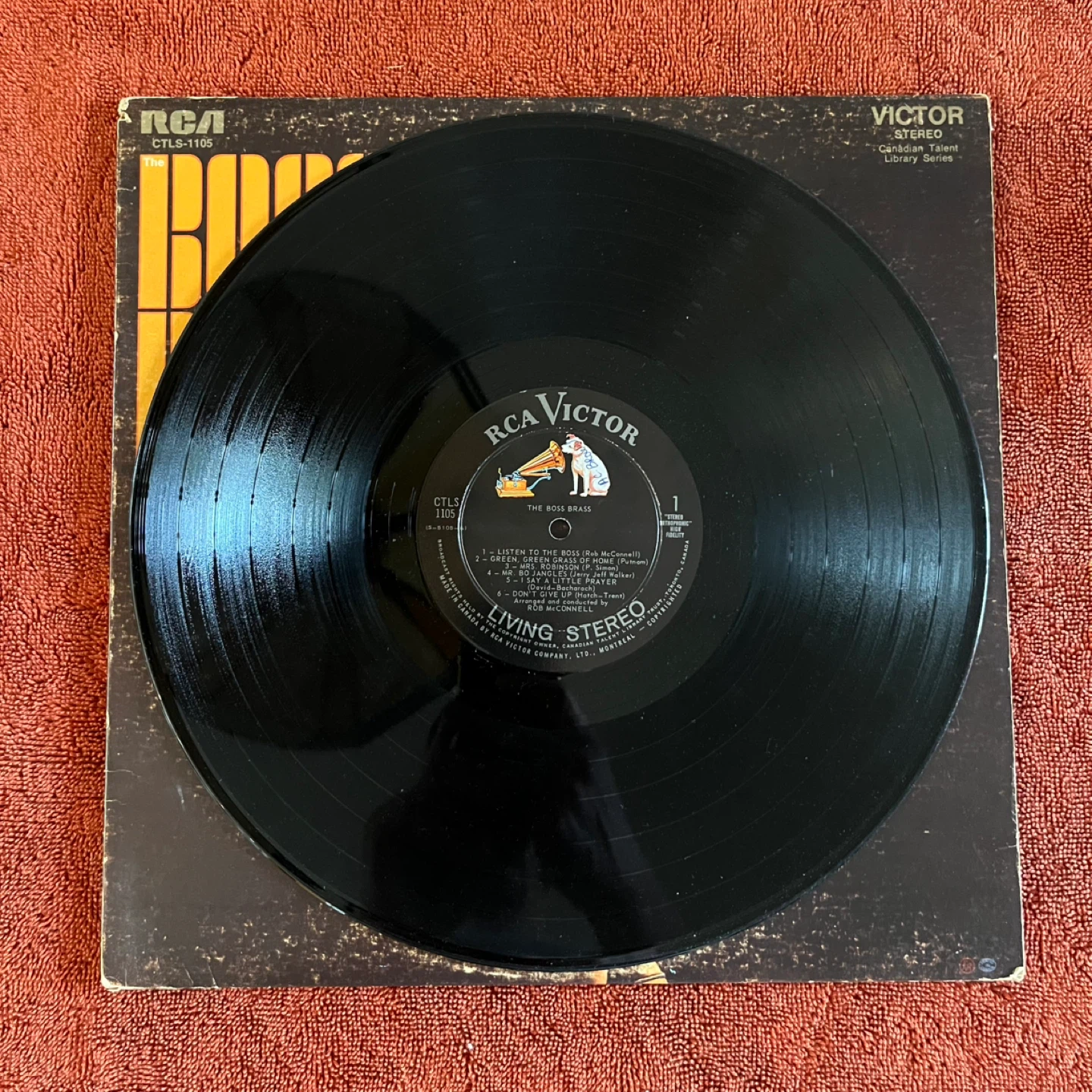RCA Victor "The Boss Brass" Vinyl Record by Rob McConnell - photo 2