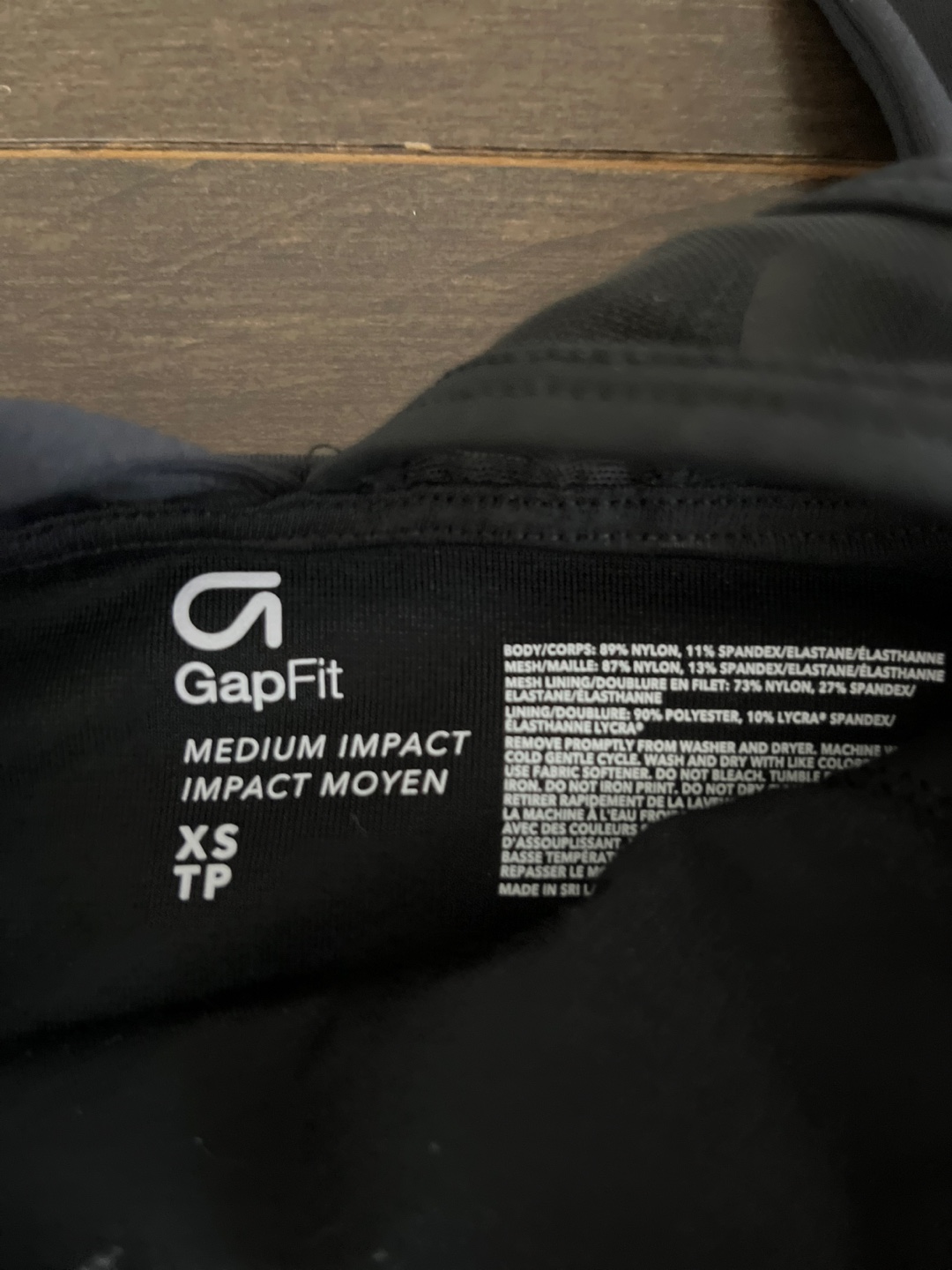 GapFit Black Medium Impact Workout Tank Top XS - photo 2