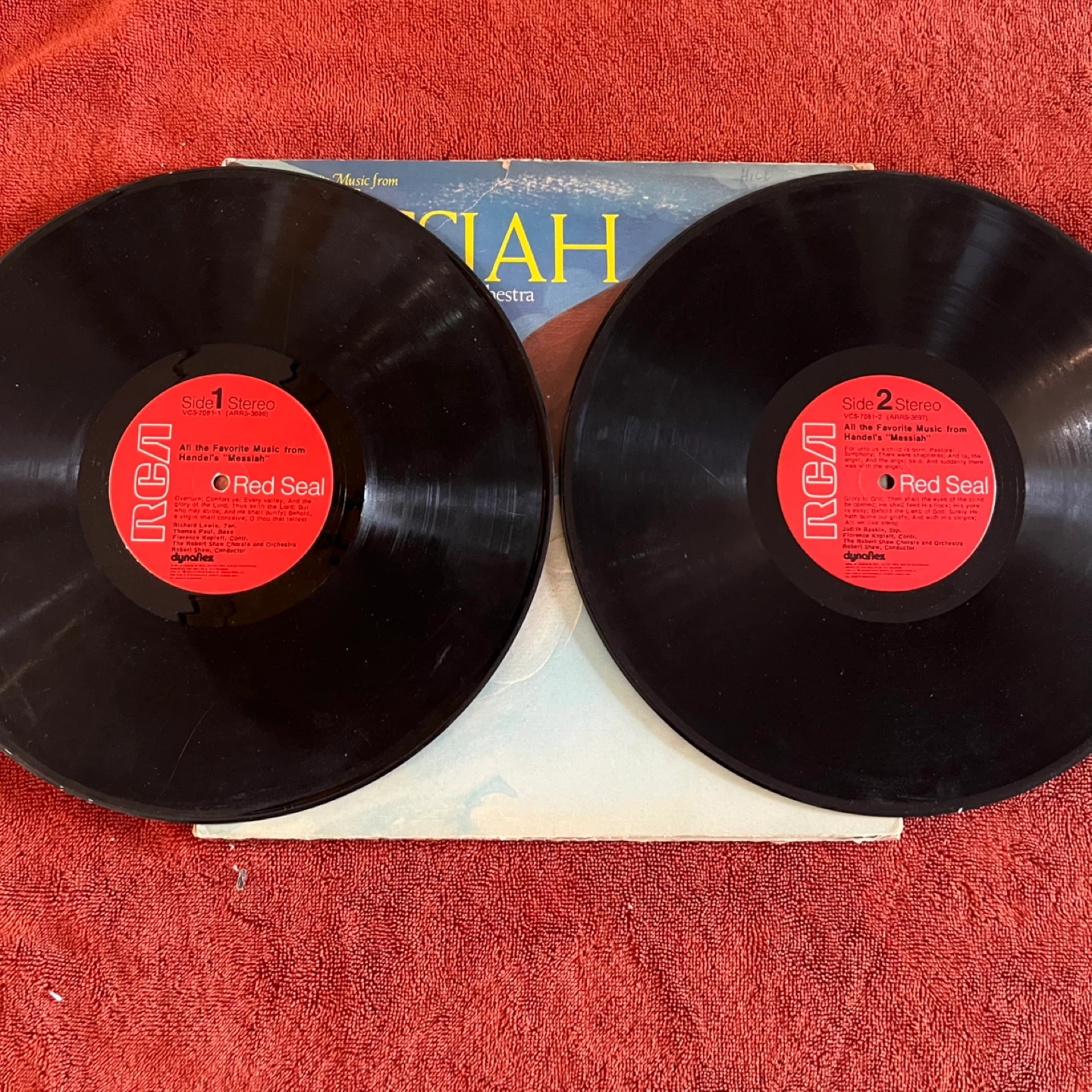 Handel's Messiah Vinyl Record Set - photo 2