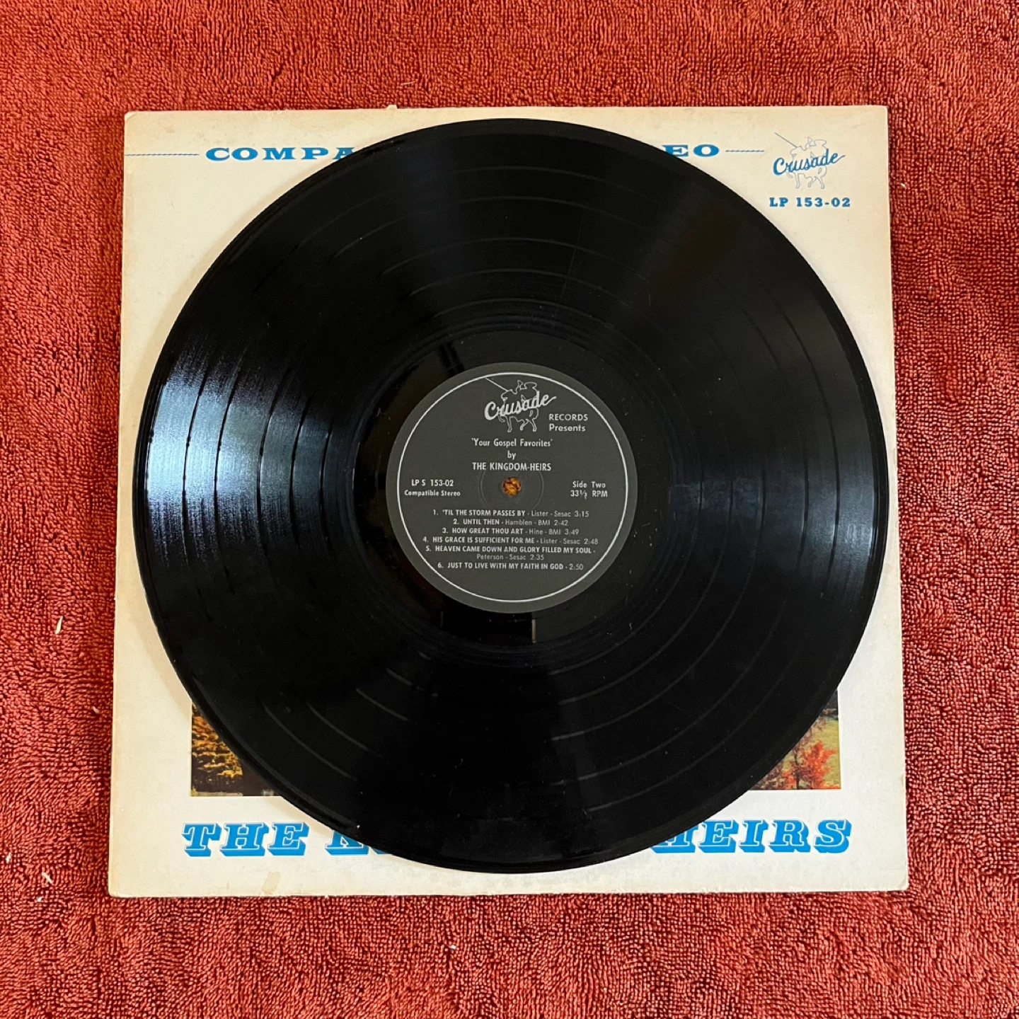 The Kingdom Heirs - Your Gospel Favorites Vinyl Record - photo 2