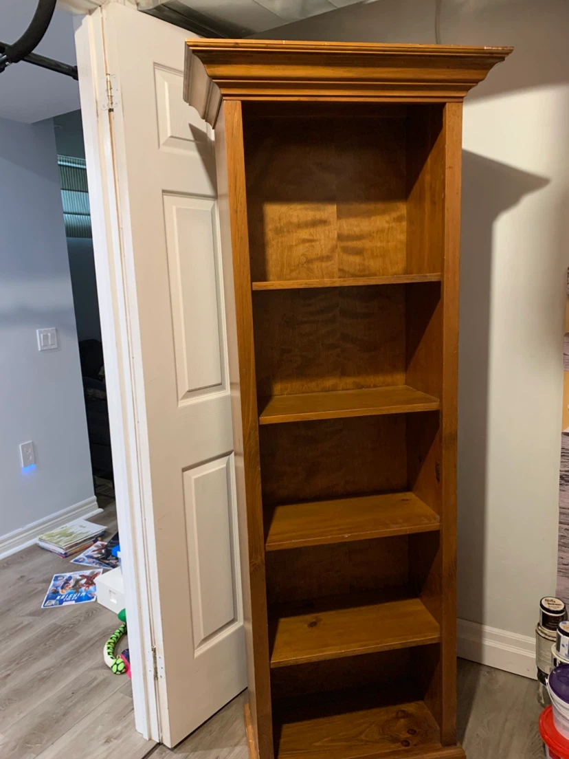 Wooden Bookshelf