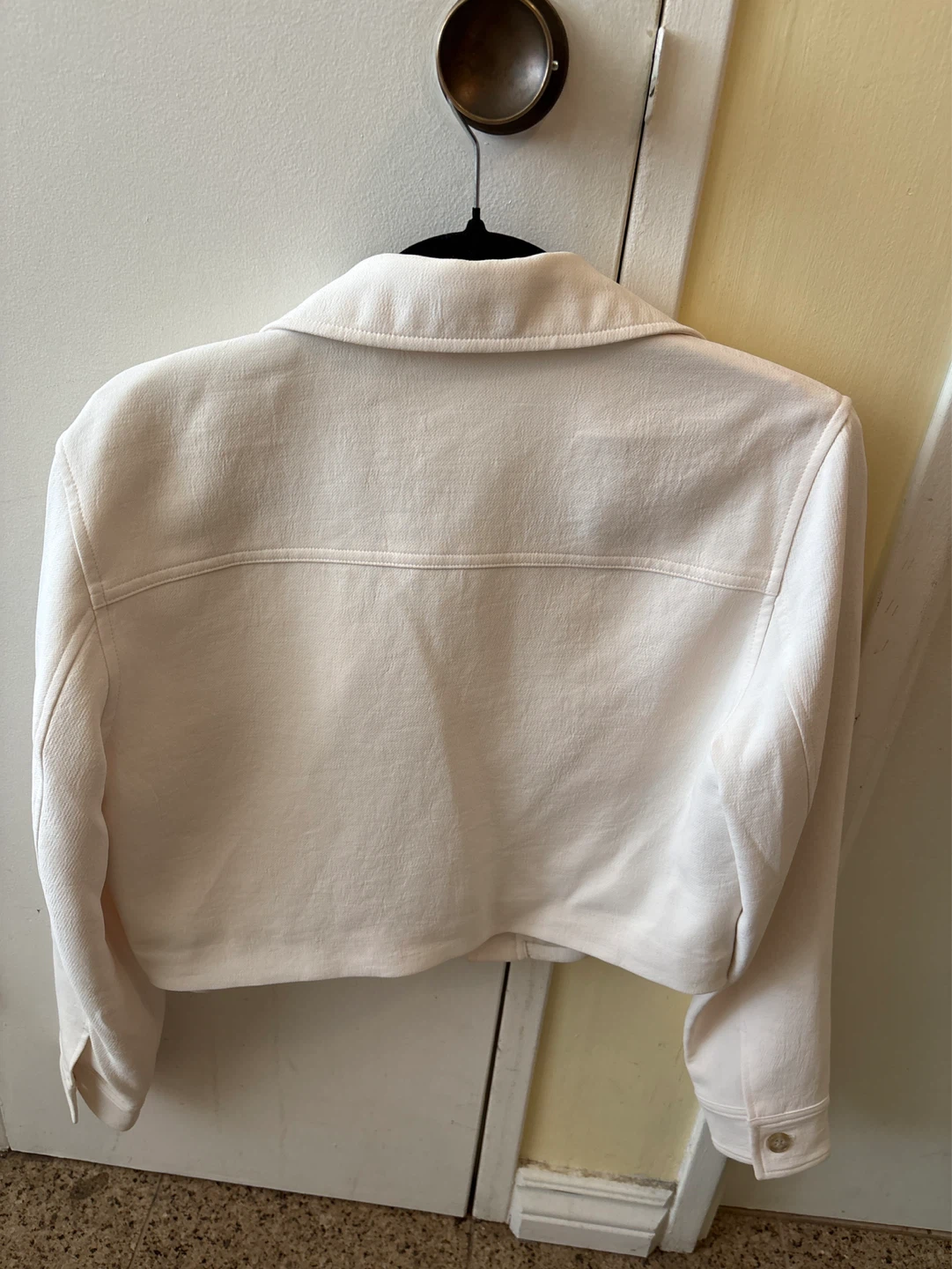 Wilfred Little Cropped Jacket - Light Birch Crepette - photo 3