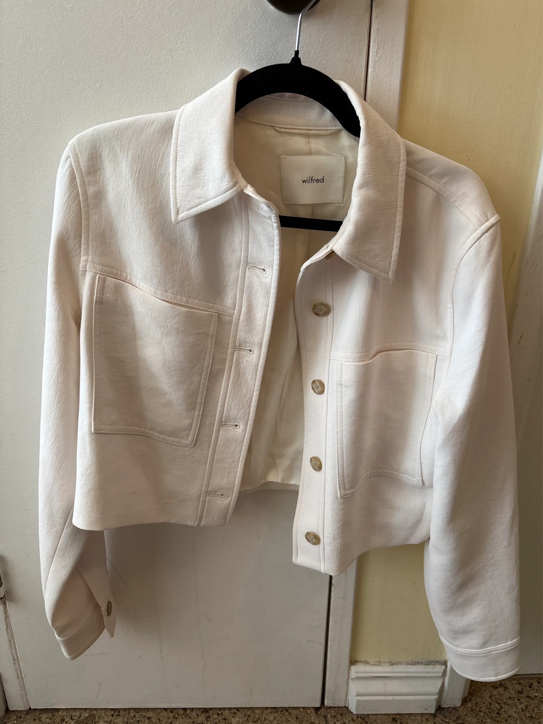 Wilfred Little Cropped Jacket - Light Birch Crepette