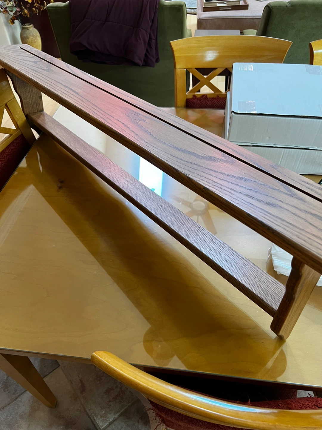 Solid Oak Wall Shelf - photo 3