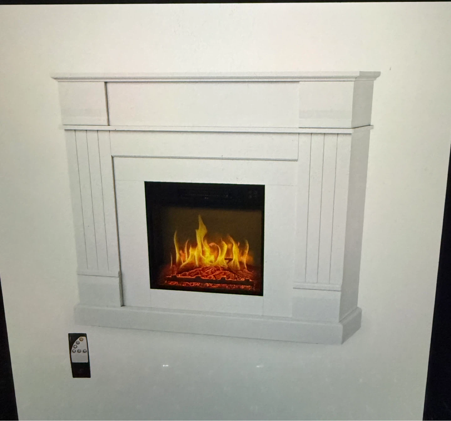 Electric Fireplace with Remote