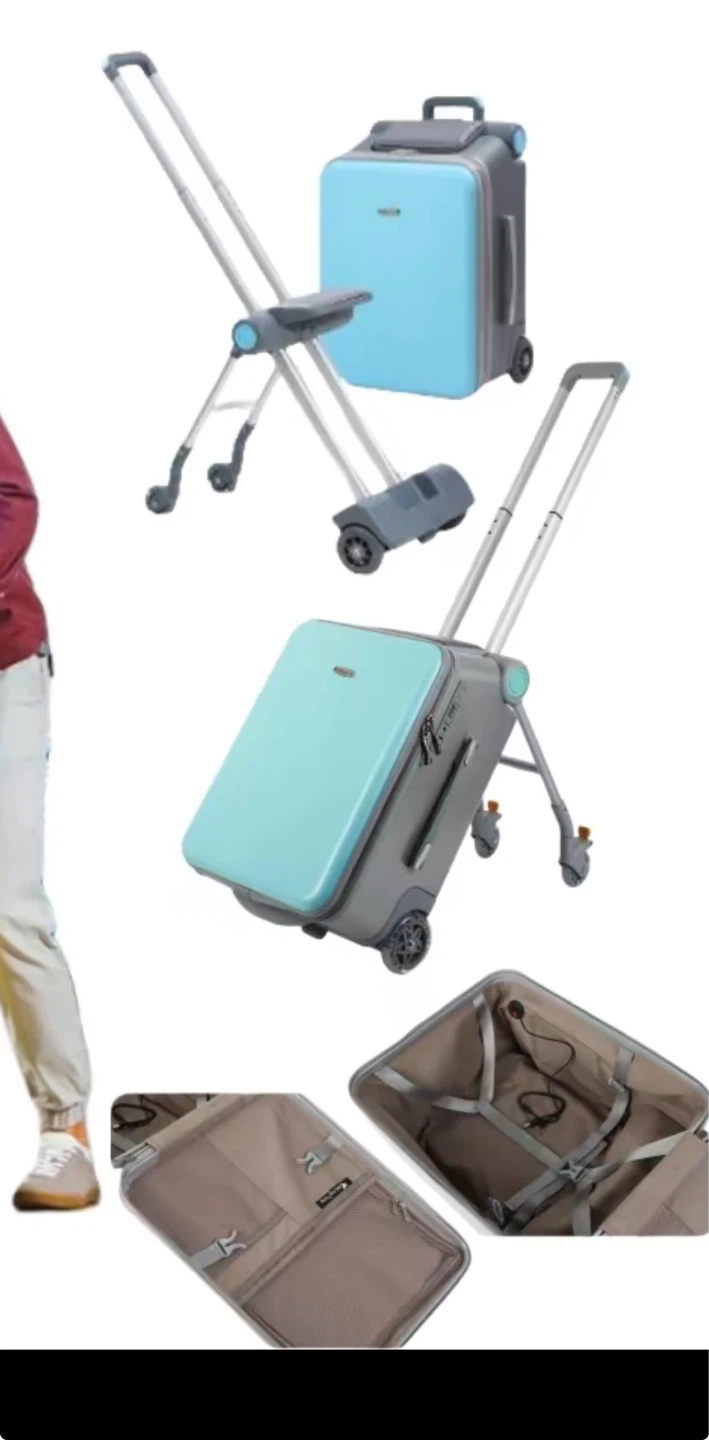 Ride-On Suitcase for Kids - Blue - photo 5