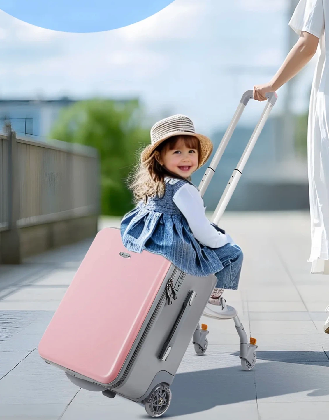 Ride-On Suitcase for Kids - Blue - photo 2