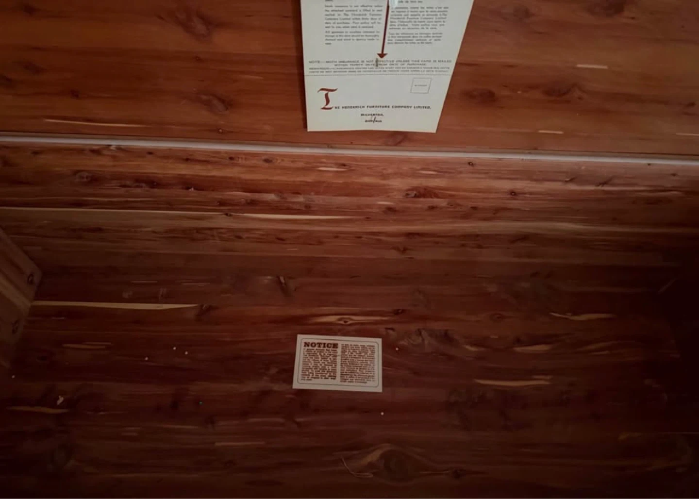 Cedar chest