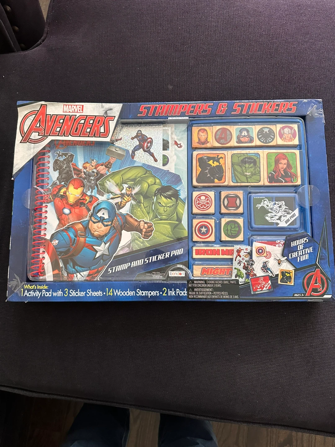 Brand new Marvel Avengers Stampers & Stickers Activity Set