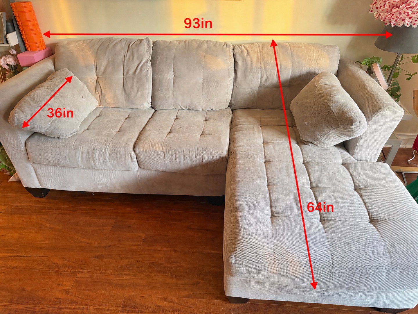 Light Grey Sectional Sofa