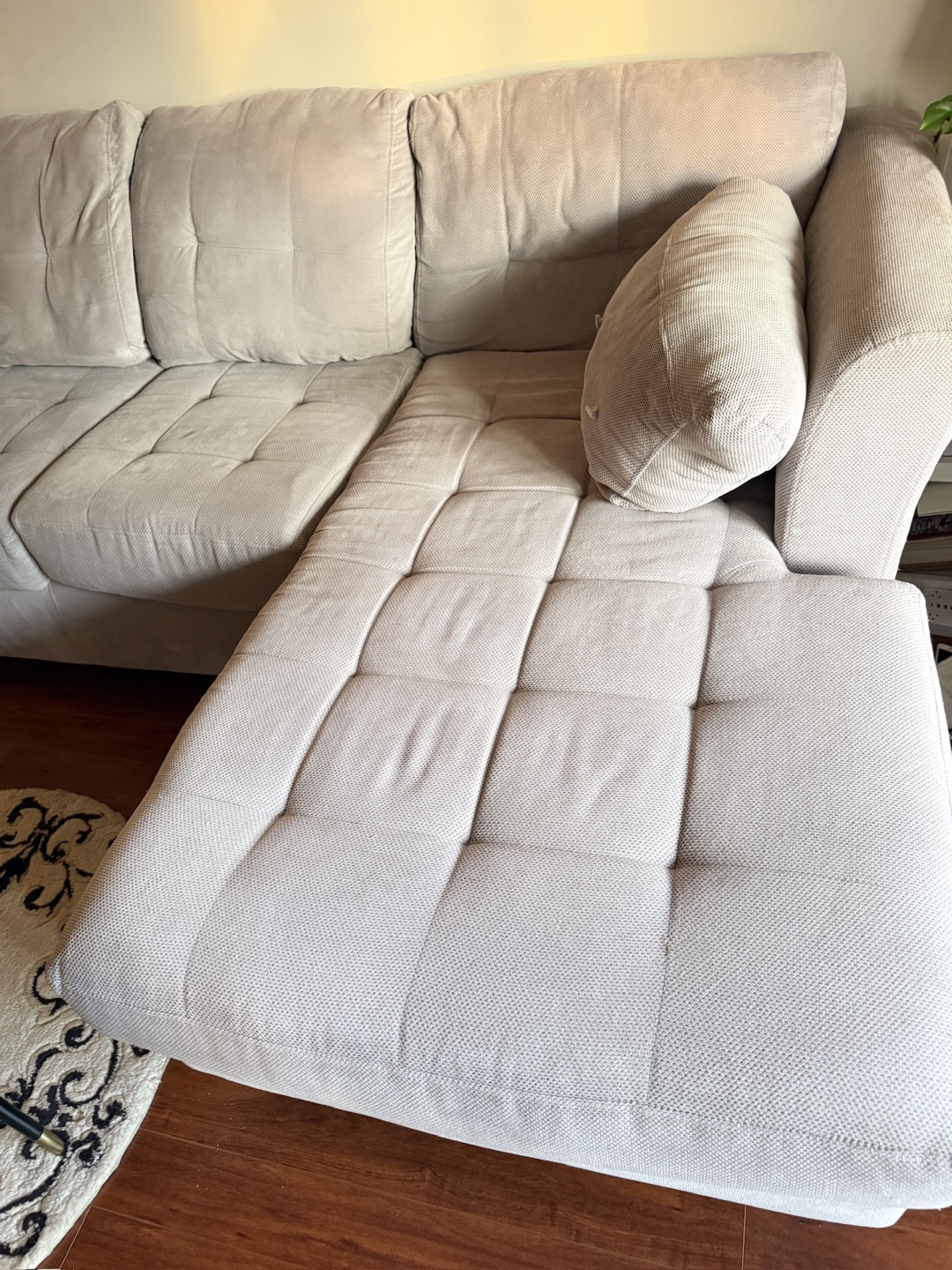 Light Grey Sectional Sofa - photo 3