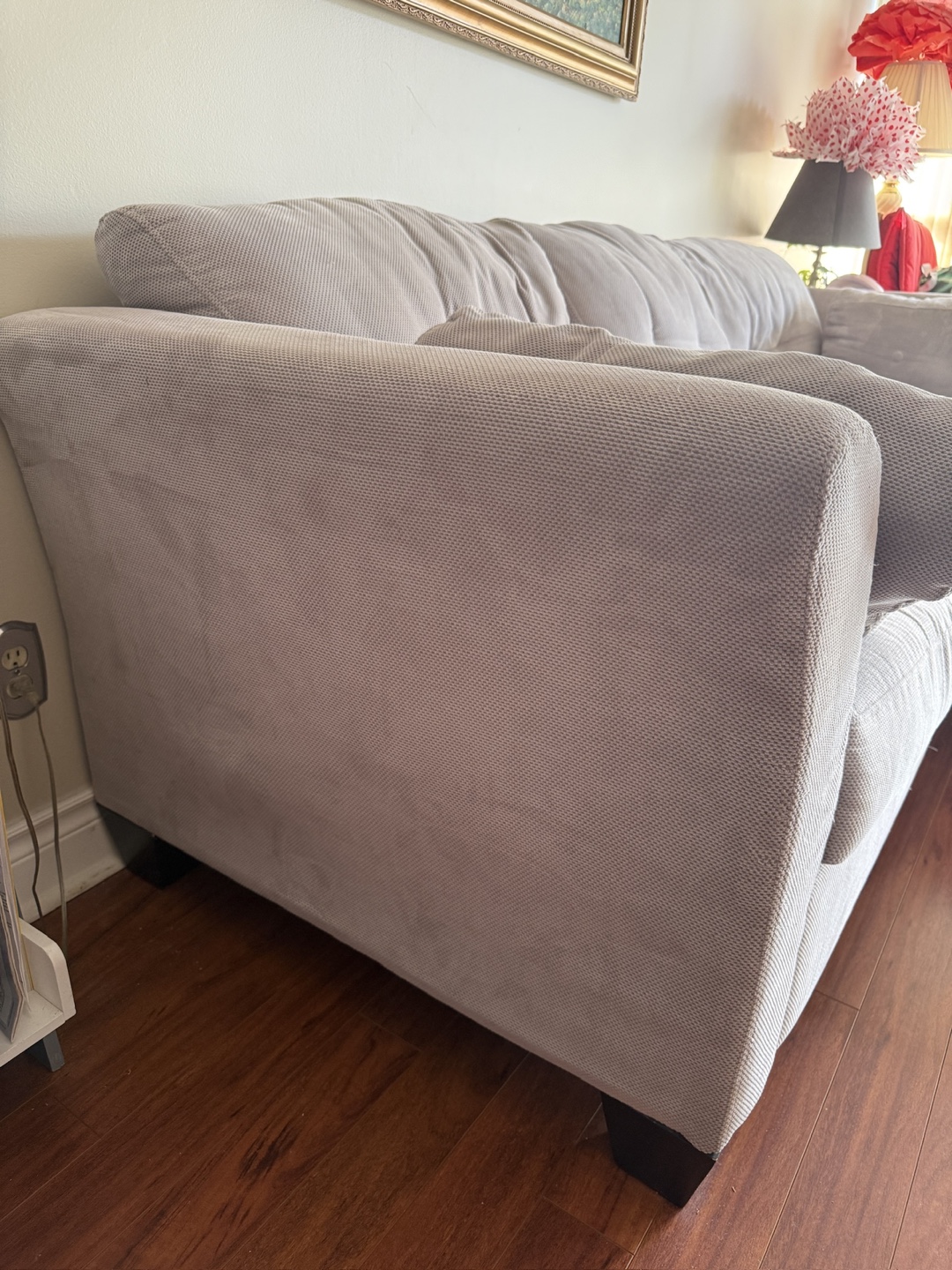 Light Grey Sectional Sofa - photo 4