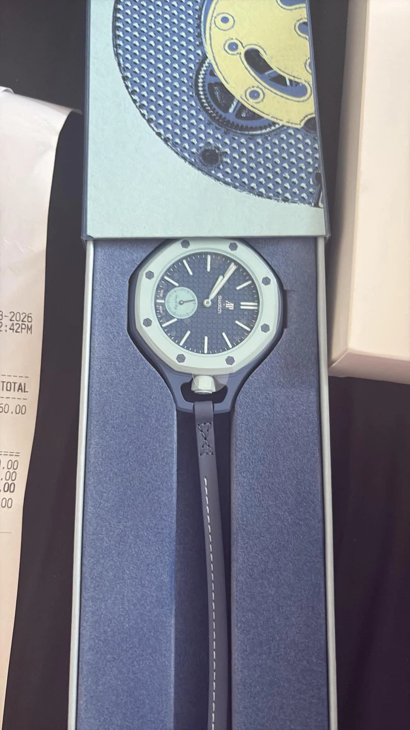 Swatch royal pop pocket watch