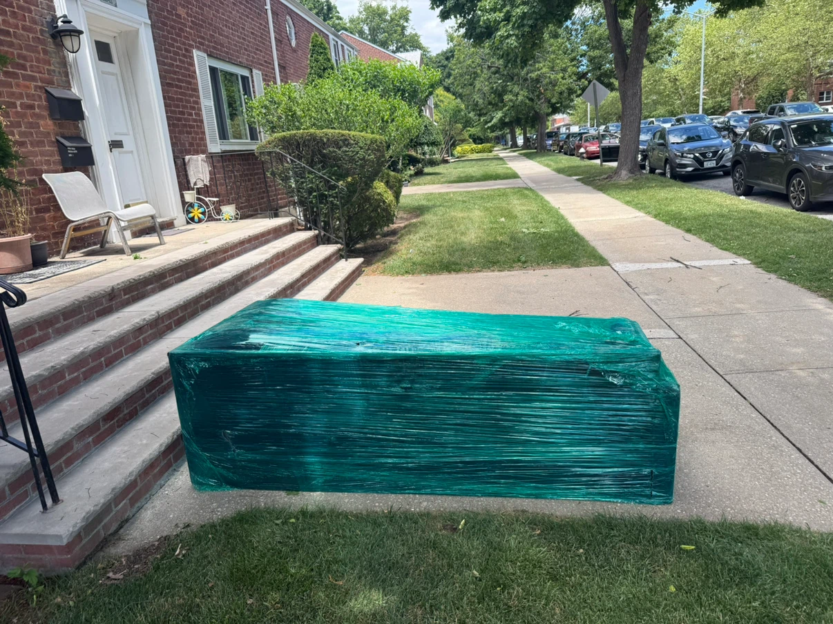 Free Couch Pre-Wrapped . You Transport - photo 2