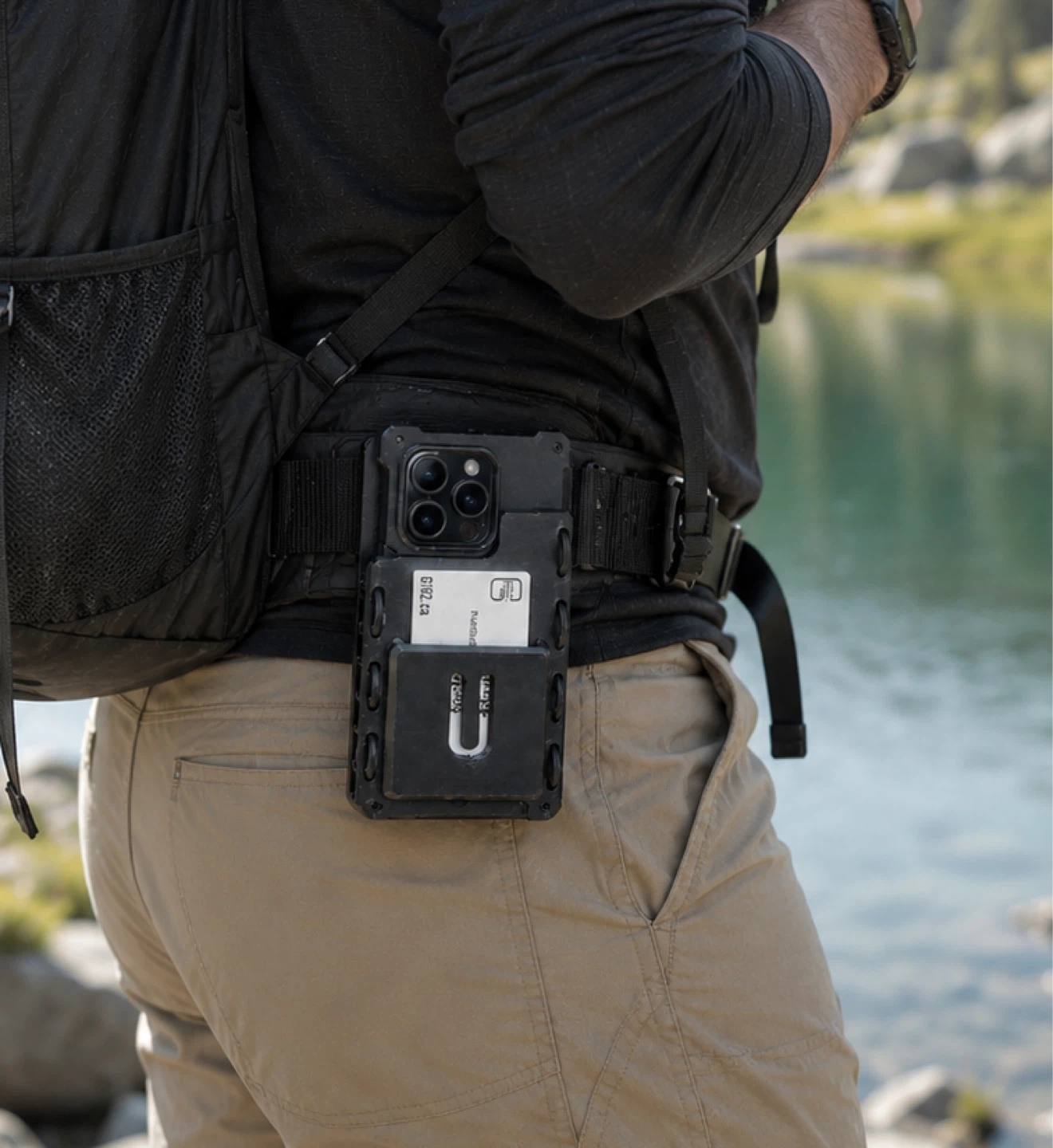 Universal Phone Holder | Secure Retention & Card Storage