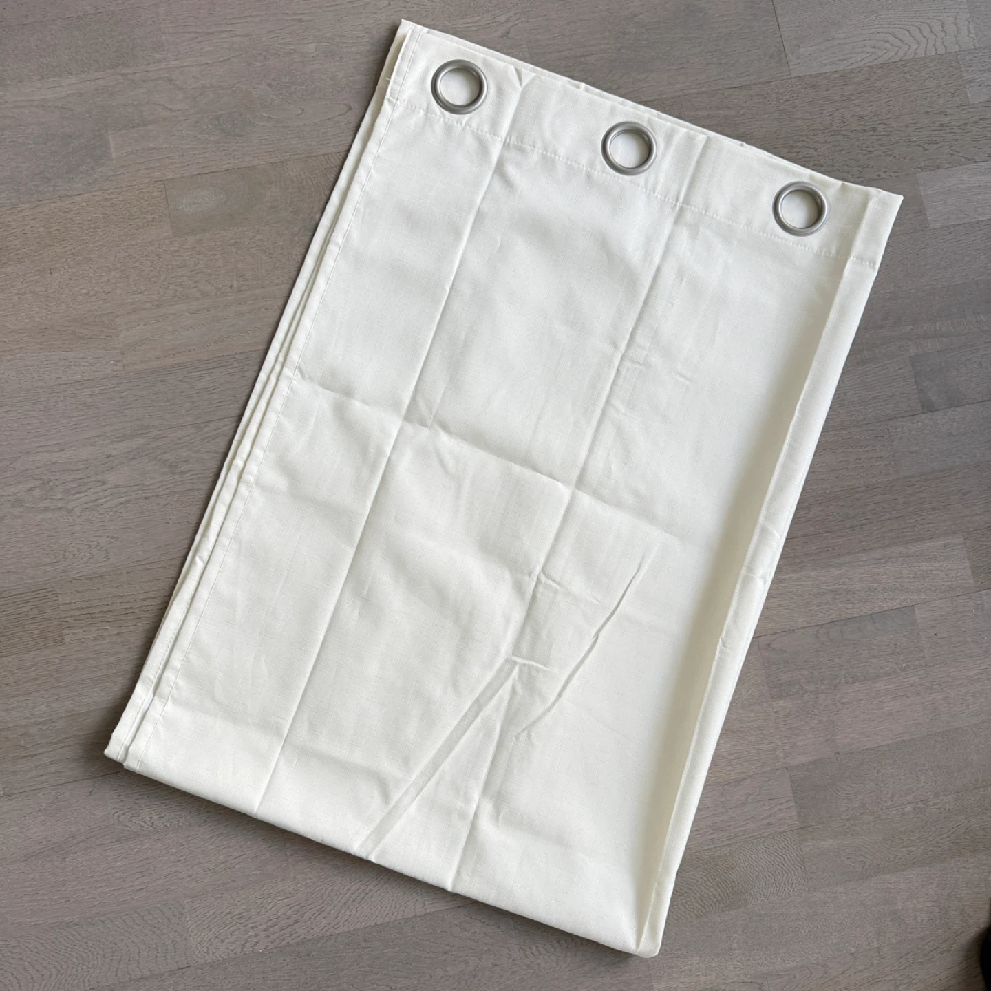 Cream Textured Curtain