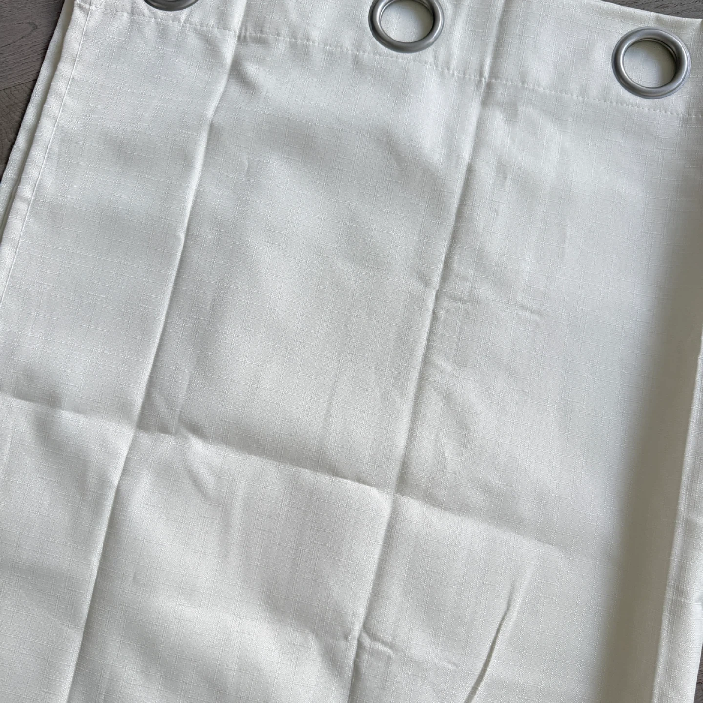 Cream Textured Curtain - photo 2
