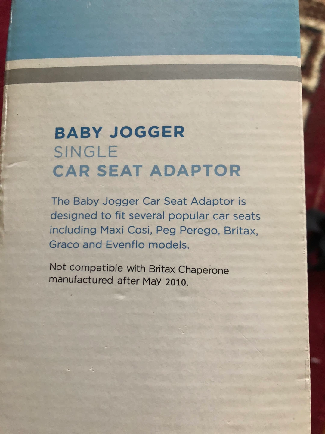 Baby Jogger Single Car Seat Adaptor - photo 2