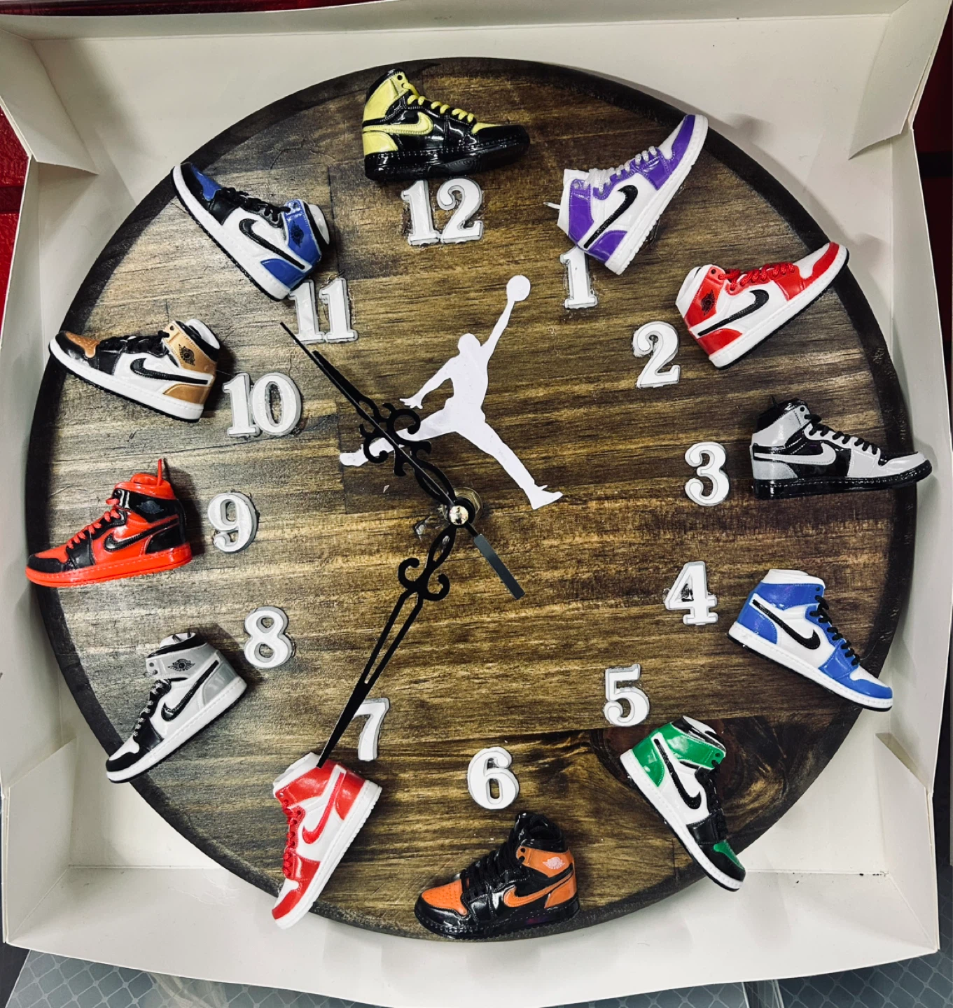 Perfect Father’s Dad Day Gift AJ1 Air Jordan Sneaker Clock