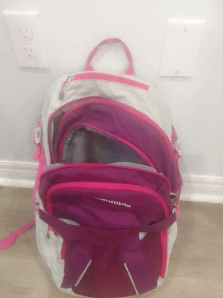 Columbia Backpack - Purple/White