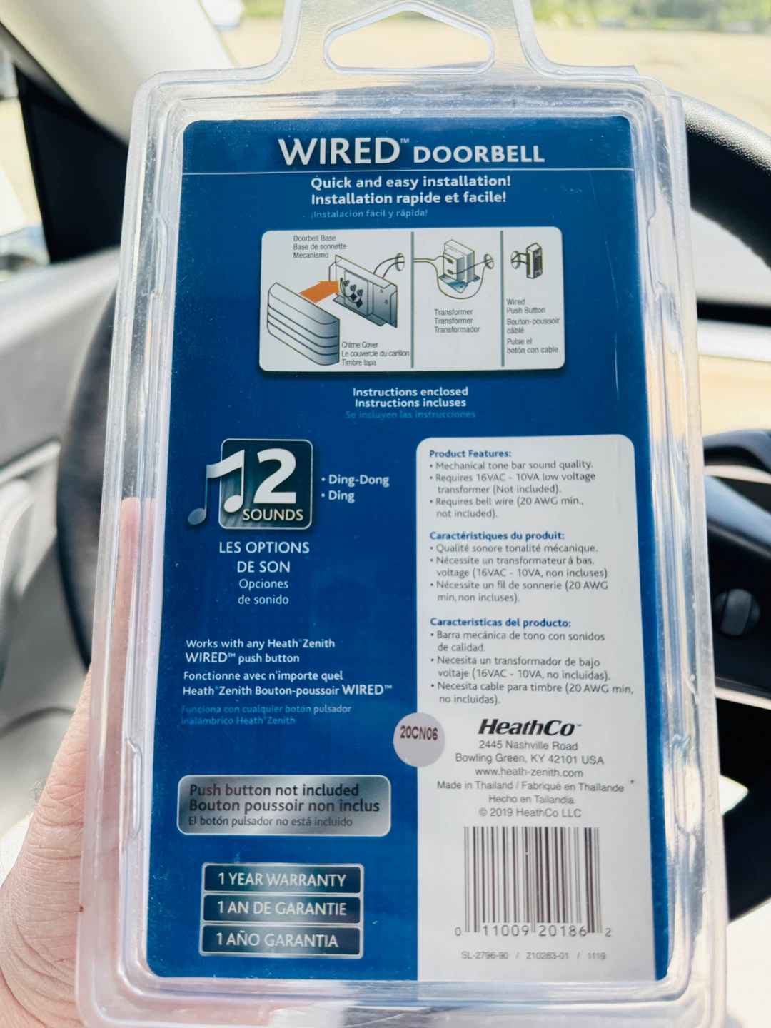 Heath Zenith Wired Doorbell - 12 Sounds - photo 2