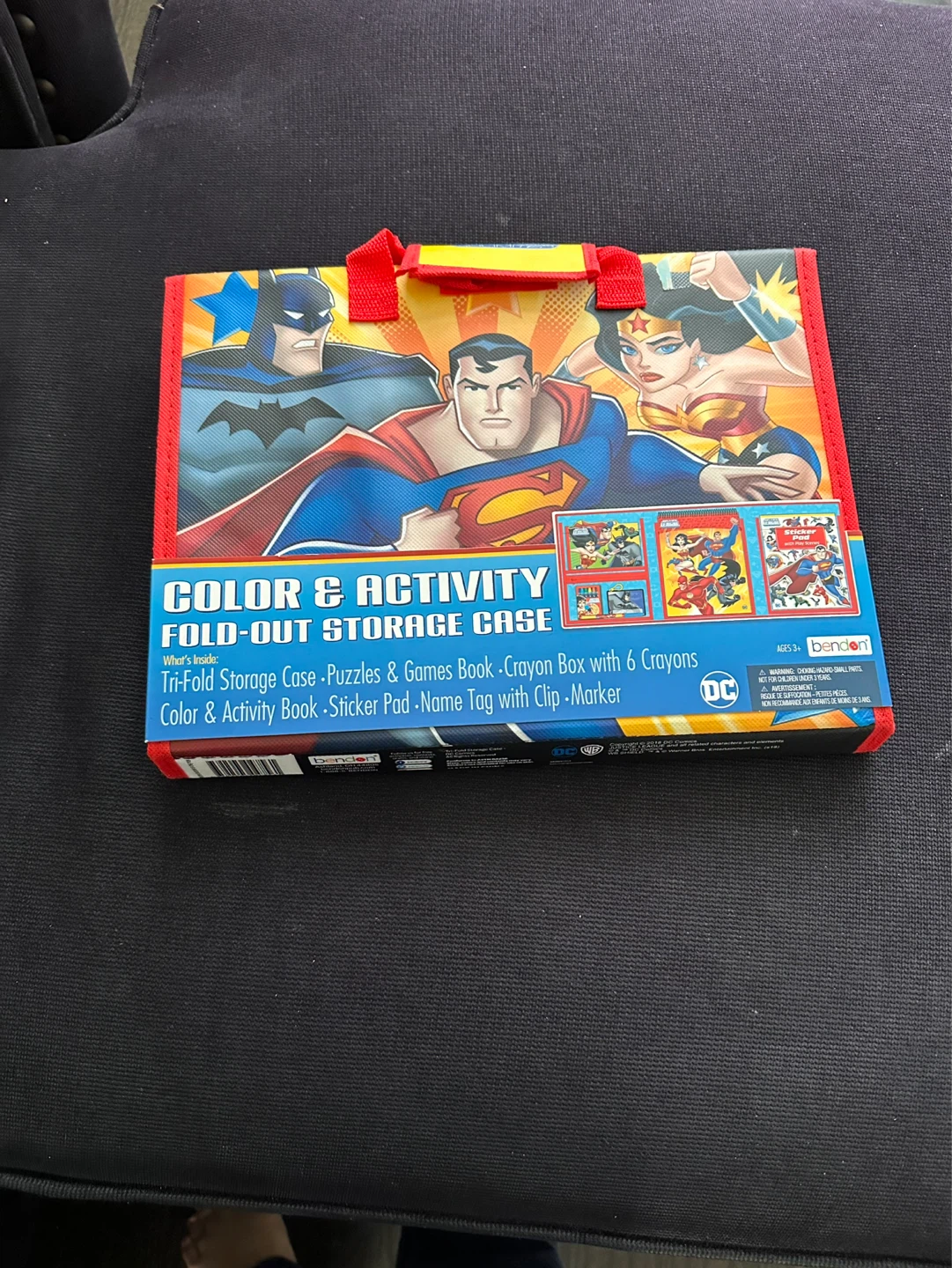 Justice League Fold-Out Storage Case & Activity Set
