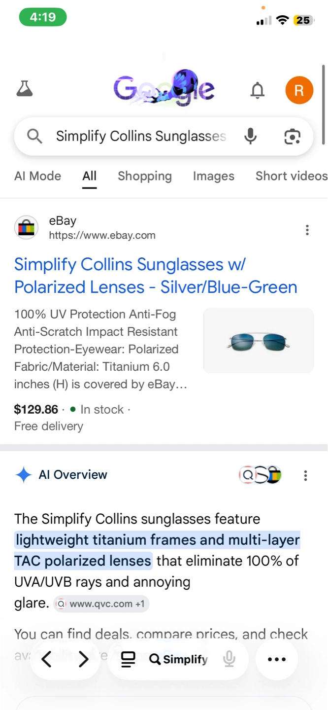 BRAND NEW RARE Simplify Collins Polarized Sunglasses - photo 5