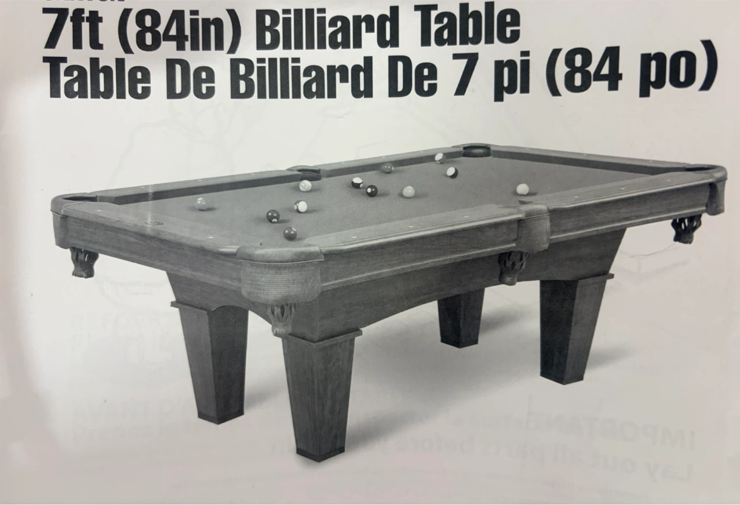 7ft Pool Table - photo 4