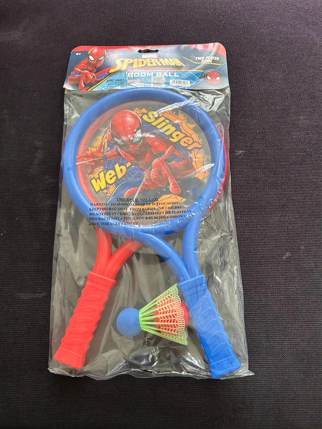 Marvel Spider-Man Web-Slinger Boom Ball Game - photo 2