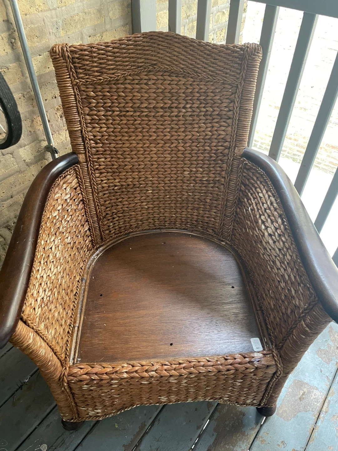 Wicker Accent Chair - photo 4