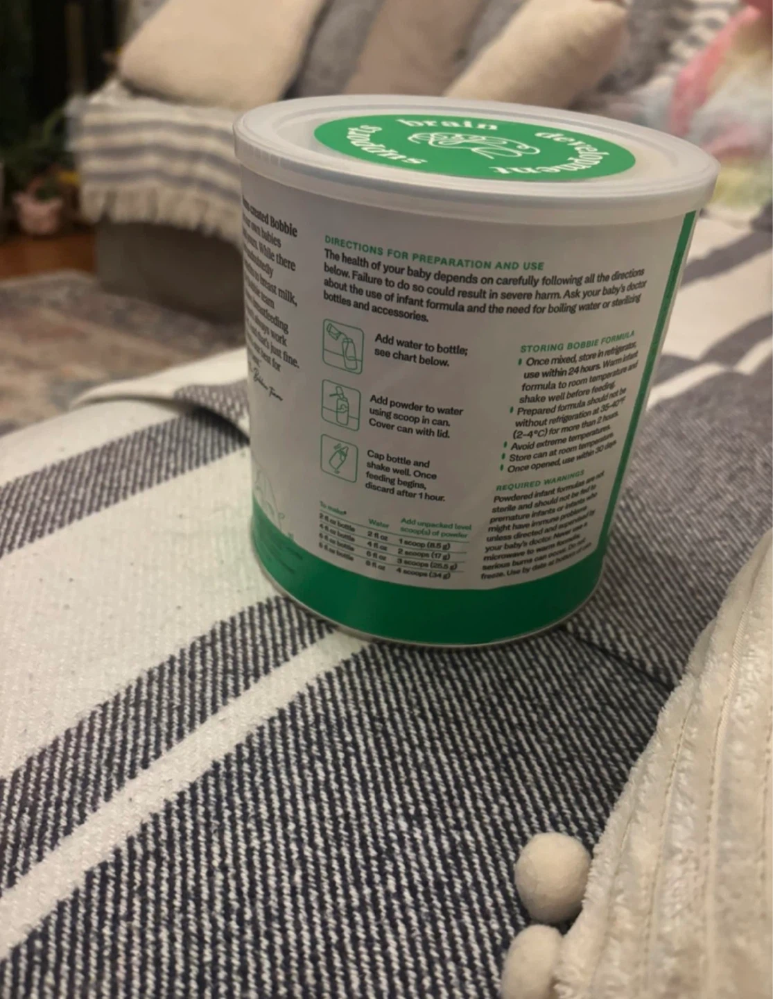 Bobbie Organic Infant Formula with Iron - Milk-Based Powder - photo 3