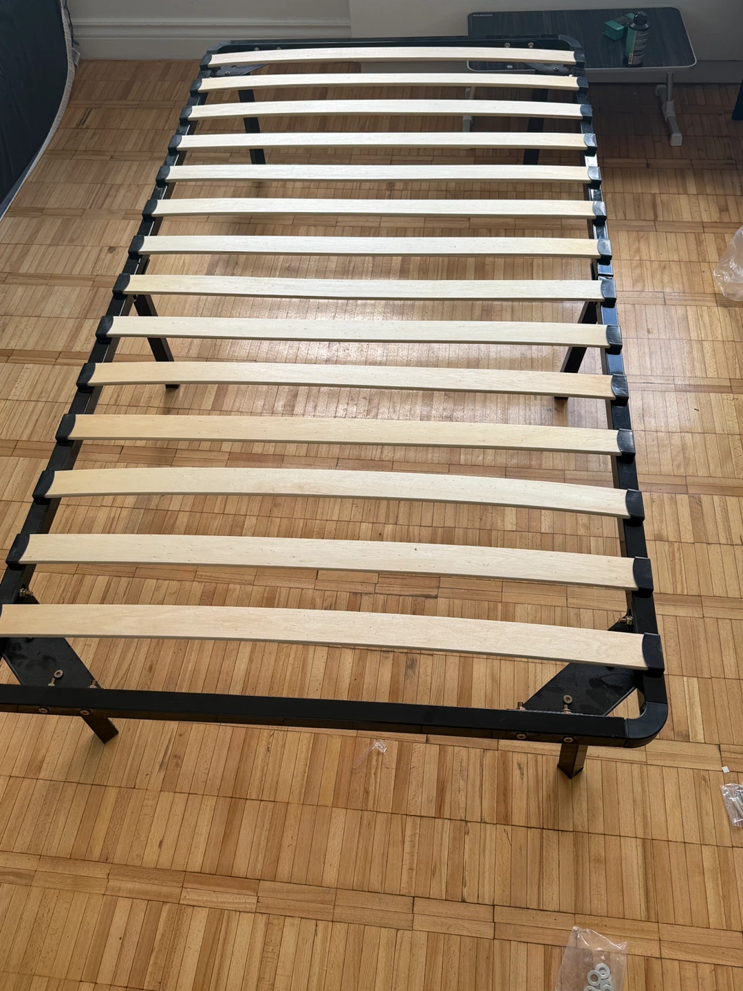 Twin XL Bed Frame with Wooden Slats