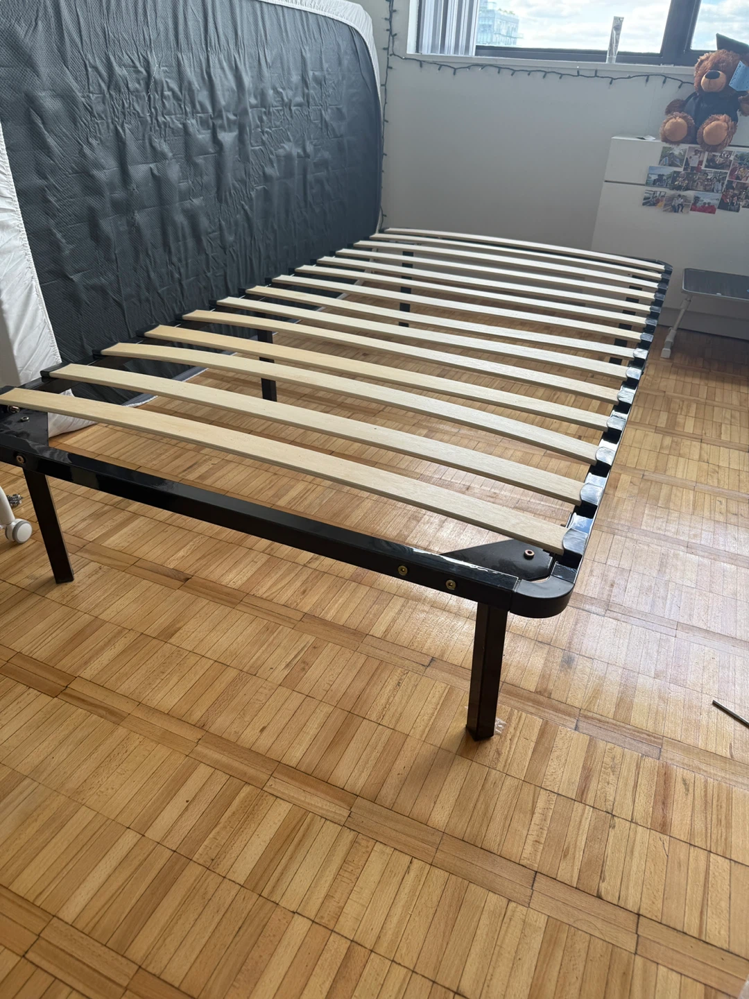 Twin XL Bed Frame with Wooden Slats - photo 2